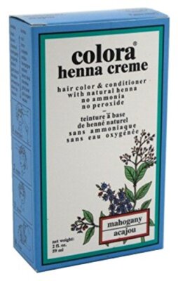 Colora Henna Creme Hair Color Mahogany 2 Ounce (59ml) (2 Pack)