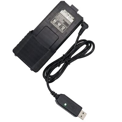 USB Charger Cable with Indicator Light for BF-UVB3 UV-X9 UV-10R UV-S9 PLUS UV860