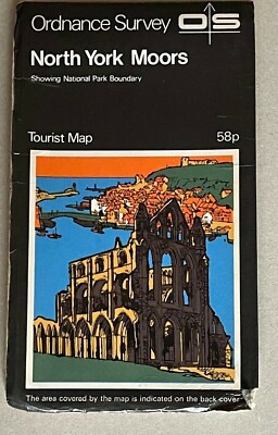 Betriebssystem, Ordnance Survey, Touristenkarte, North York Moors