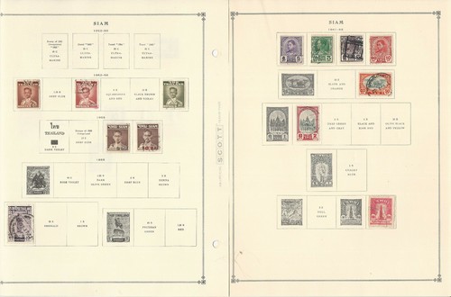 Thailand Stamp Collection on 12 Pages, Nice Selection, JFZ - Picture 4 of 6