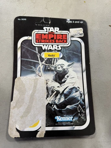 Vintage Kenner Star Wars Yoda  Cardback Empire Strikes Back D19