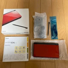 Nintendo DS Lite Crimson / Black Console Japan Console Set