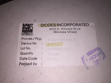 (500 PIECE LOT) 1N914, DIODES INC., 0.075A, 75V, SILICON, SIGNAL DIODE, DO-35 