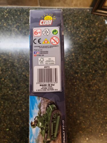 COBI Renault FT-17 French Tank SET# 2973 (375 Pcs.) US SELLER, WWI, NEW - Picture 4 of 8