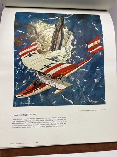 34 IMPRESIONES! Impresiones artísticas Leach Corp Primera Guerra Mundial Heritage Of The Air DE '59 - '68 (3 Dups - Imagen 18 de 24
