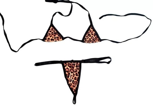 Sexy Bikini Exotic Dance wear Set Brazilian Women Swimwear Micro G-string Thong - Picture 6 of 7