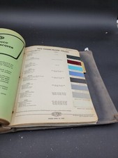 1953 Dupont Kaiser Frazer Colors Paint Chip Swatch Sheet Bulletin No 7 1-2 1953 Dupont Kaiser Frazer Colors Paint Chip Swatch Sheet Bulletin No 7 1-2