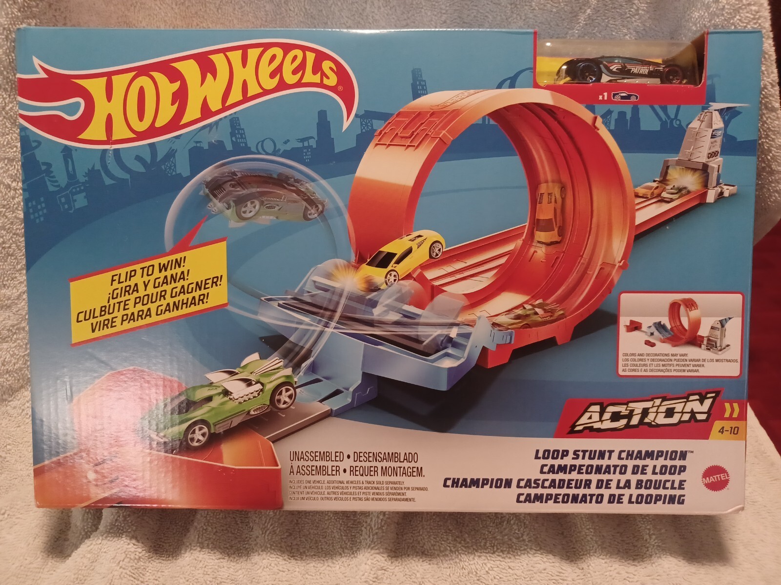 Hot Wheels Conjunto De Pista Campeonato De Looping - Mattel