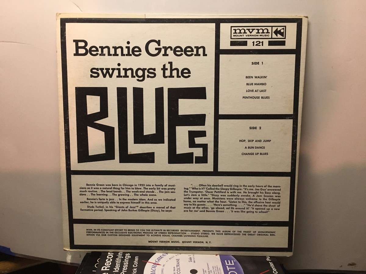 BENNIE GREEN - Bennie Swings the Blues ~ MVM 121 {nm} w/Sonny