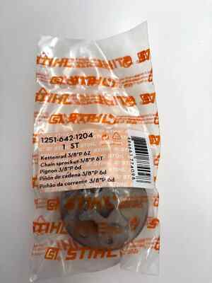 1251-642-1204 Stihl Chain Sprocket 3/8''P 6T for MSA 220 C-B Chainsaw