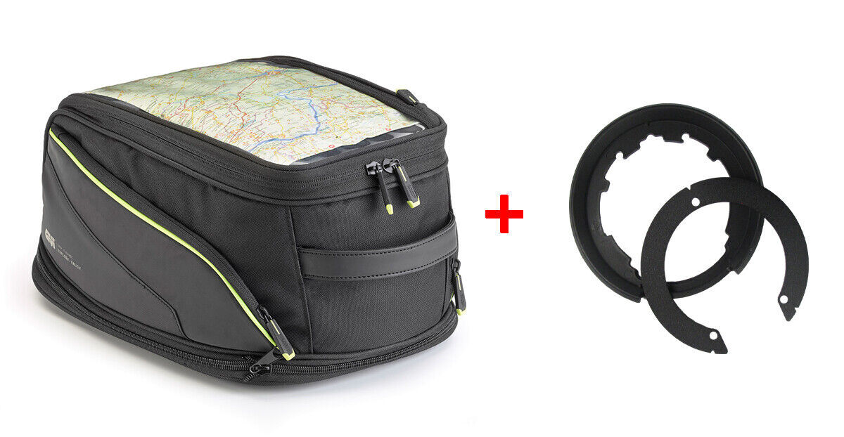 Givi Tanklock combo kit - EA131 26 liter tank bag & BF11 tank ring mount