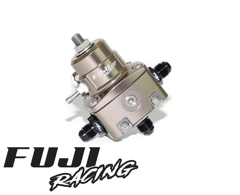 Fuji Racing 6 Bar Adjustable Fuel Pressure Regulator & AN6 Fittings - Image 2 of 2