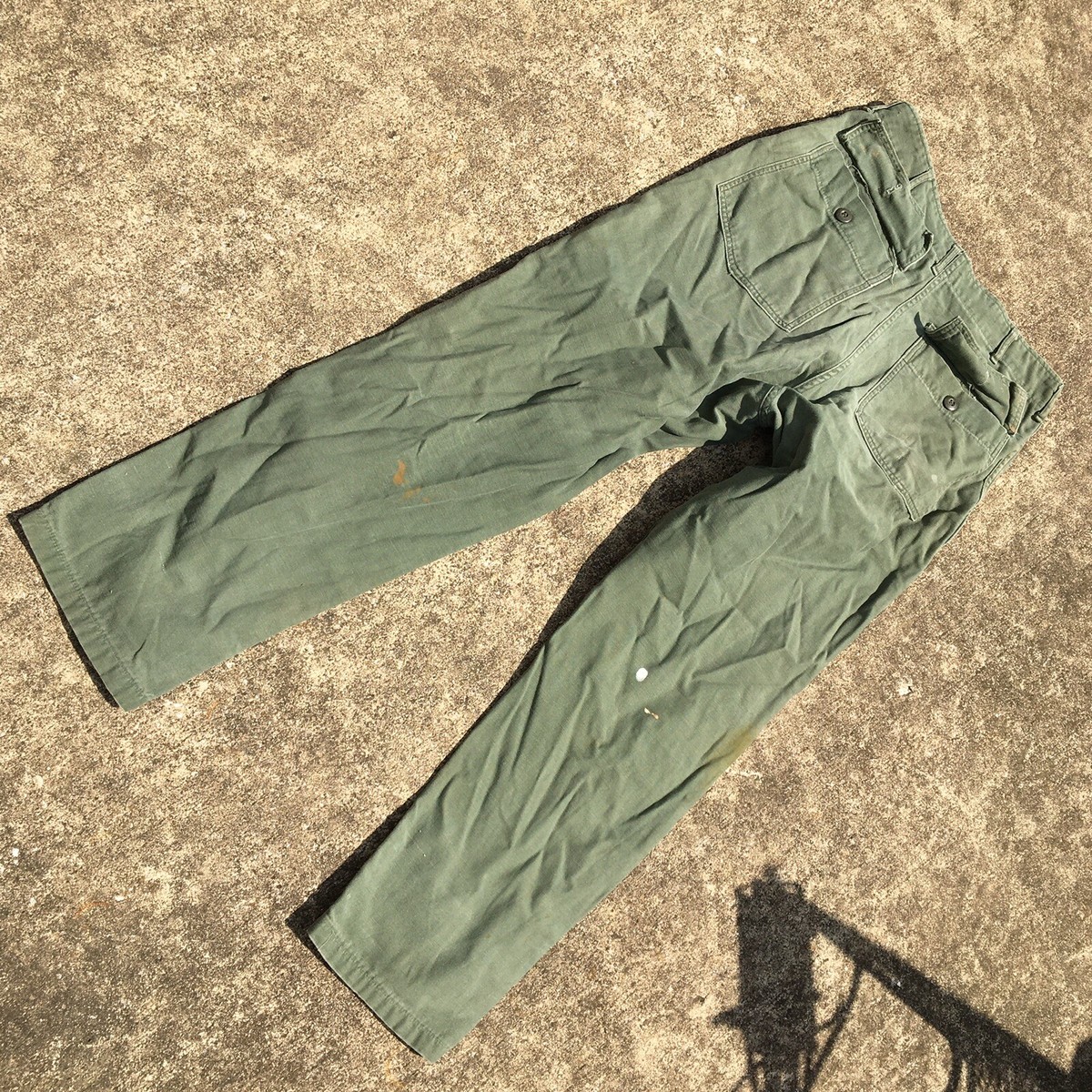 Vintage 60s Vietnam War Chino Pants Army Military Distressed Vintage 60s Vietnam War Chino Pants Army Military Distressed