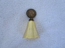 Vintage Kiwanis International Brass Bell ~~NICE!!!!