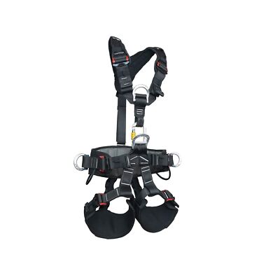 SOB Full Body Climbing Harness Can Be Inverted Thicken Widen Protect Waist Sa...