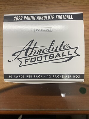2023 Panini Absolute Football Value Fat Pack Box 20 Card Pk/12 Pks-Stroud RC?