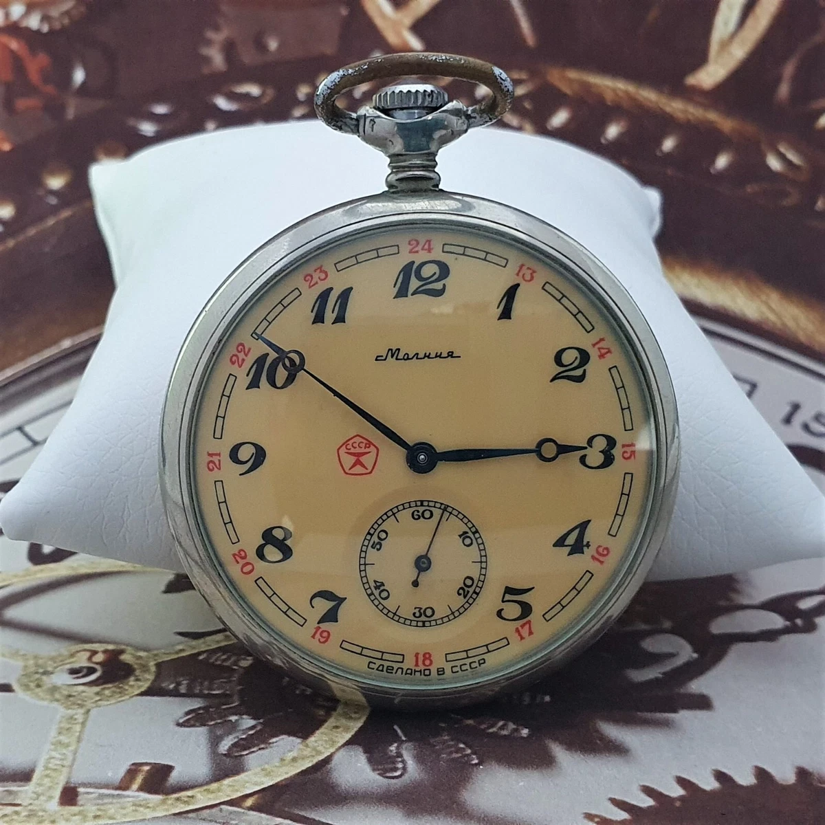 Molnija ussr pocket watch new arrivals