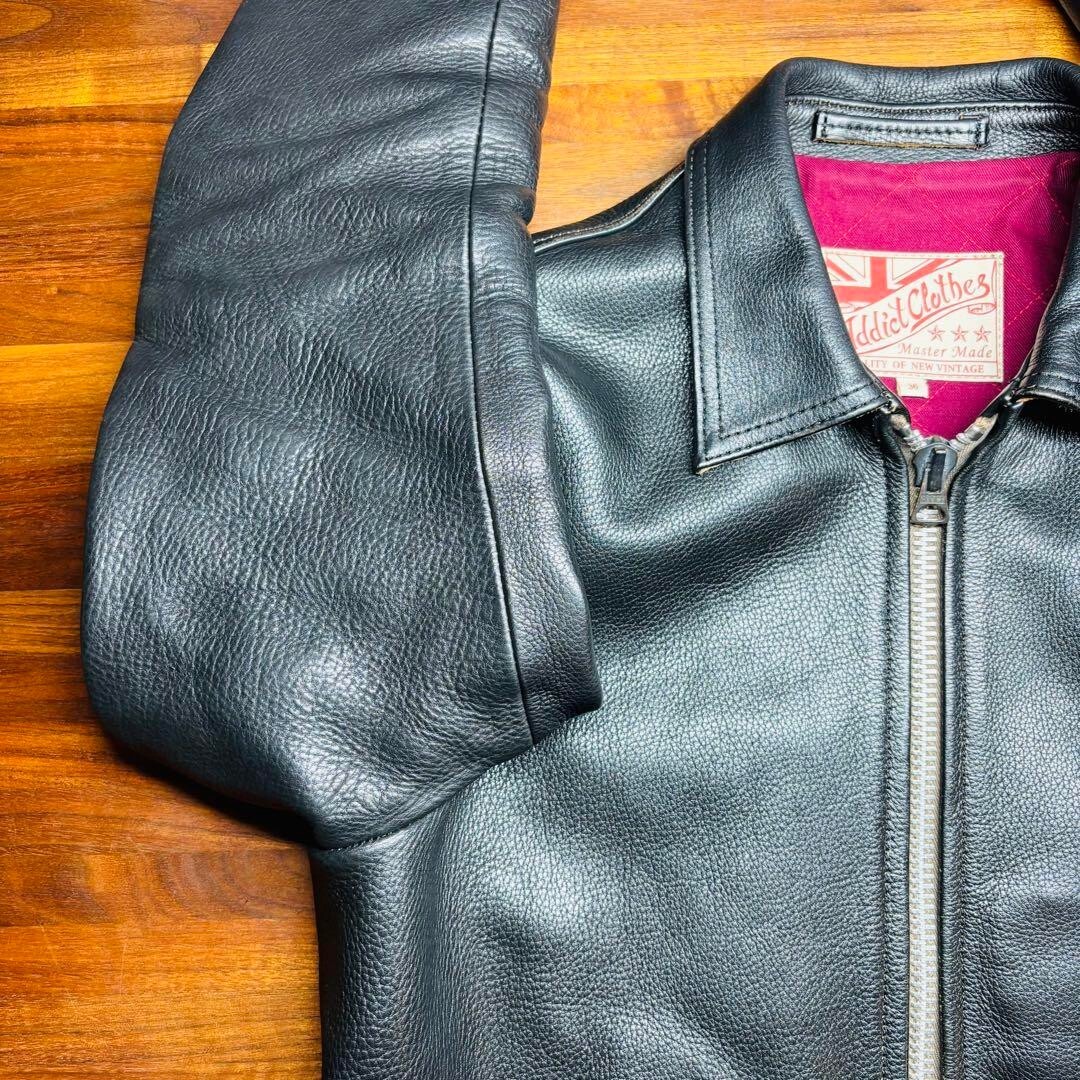 Addict Clothes AD-01 KIP Cow leather Size:36 Center Zip