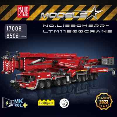 Mould King 17008 Technik Kran Liebherr  Crane LKW Klemmbausteine NEO & OVP