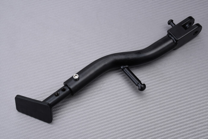 Béquille latérale réglable en hauteur noire pour moto Kawasaki KLR 650 2022-2024