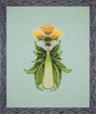 Nora Corbett Cross Stitch Pattern - NC316 Orange Princess