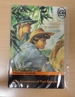 Penguin Readers Level 1 The Adventures of Tom Sawyer Book & Audio CD SK024 BB 16