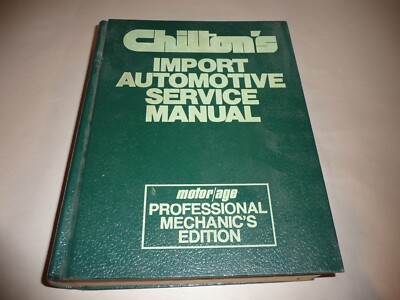 CHILTON'S 7061 IMPORT AUTOMOTIVE SERVICE MANUAL - 1981 HC - FREE SHIPPING