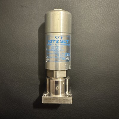 SCV KITZ SCT Pneumatic N.C. Diaphragm Valve Co-Alloy SUS316L 58-102PSIG
