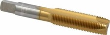 Hertel 5/8-18 UNF H3 3 Flute TiN Finish HSS Spiral Point Tap Plug Chamfer, 3-...