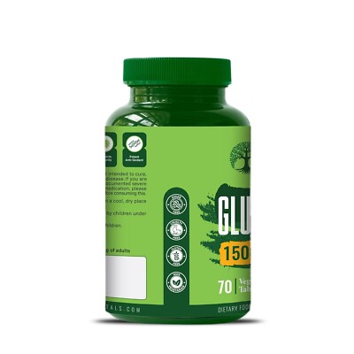 Vruksha Vitals Glutathione 1500 mg with Vitamin C - 70 Tablets Free  Shipping