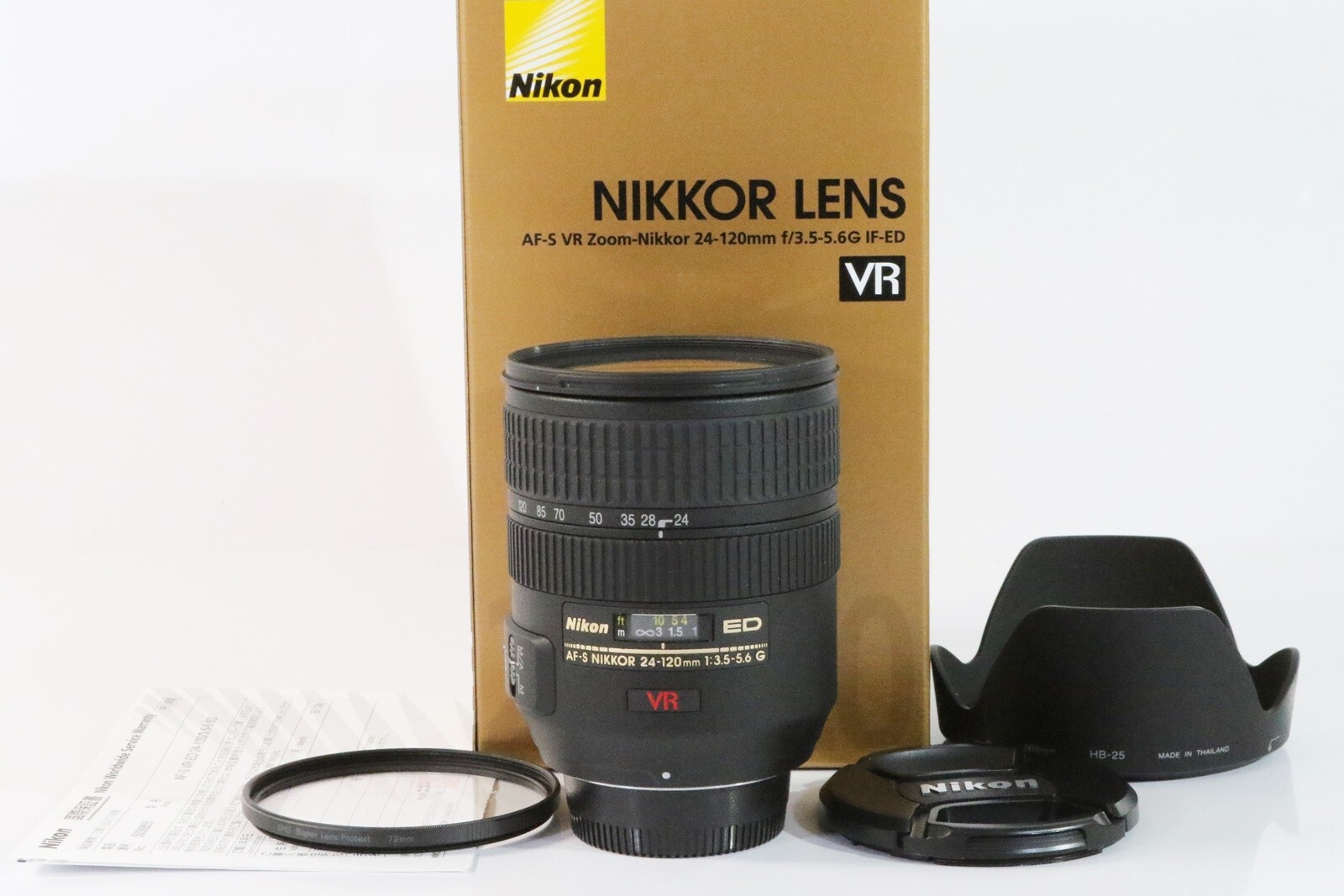 Nikon NIKKOR AF-S VR 24-120mm f/3.5-5.6G IF-ED Lens for sale 
