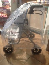 Schutzhaube Rollator Abdeckhaube, Rollatorabdeckung Regenschutz f&uuml;r Rollstuhl
