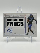 2023 Panini Flawless Collegiate Quentin Johnston RPA Auto 02/25 SSP Chargers TCU
