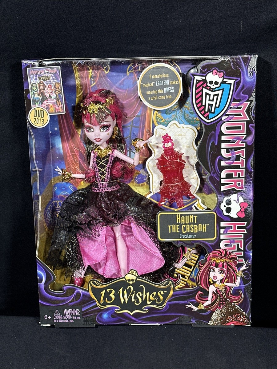 Monster High 13 Wishes Draculaura Fashion Doll-Haunt the Casbah