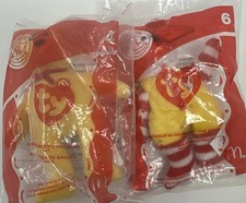 McDonald  s Vintage Mini Beanie Baby -Ronald McDonald  s The Bear. Ty Lot Of 2