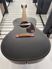 Gretsch Jim Dandy Deltoluxe Concert Acoustic-Electric Guitar - Black Top