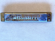 Vintage MISSISSIPPI HARMONICA CO. 40 HOLE "REGAL" HARMONICA