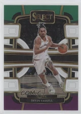 2023-24 Panini Select Concourse Green White Purple Prizm Devin Vassell #48