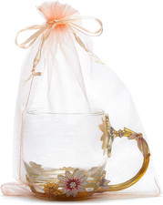 50 Pcs 6X9 Inches Organza Bags Wedding Party Favor Gift Bag Drawstring