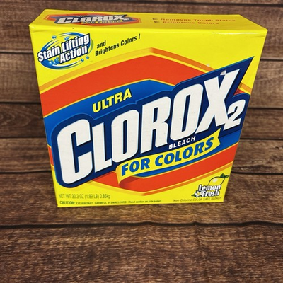 #ad Vtg Ultra Clorox 2 Bleach For Colors 30.3 oz NOS 2000 Lemon Fresh $19.99