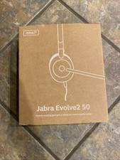 Jabra Evolve2 50 USB C/A MS Mono Wired Headset Microsoft Teams PC Softphone