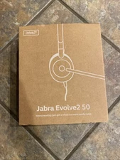 Jabra Evolve2 50 USB C/A MS Mono Wired Headset Microsoft Teams PC Softphone