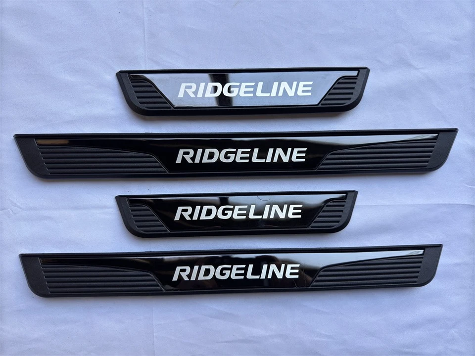 Para Honda Ridgeline Accesorios Protector de umbral de puerta de coche Placa de desgaste Tira de moldura R Foto 4 de 4