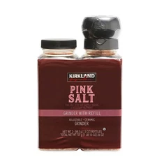 Kirkland Signature Pink Salt, Grinder wtih Refill, 13 Ounce (2 Count)