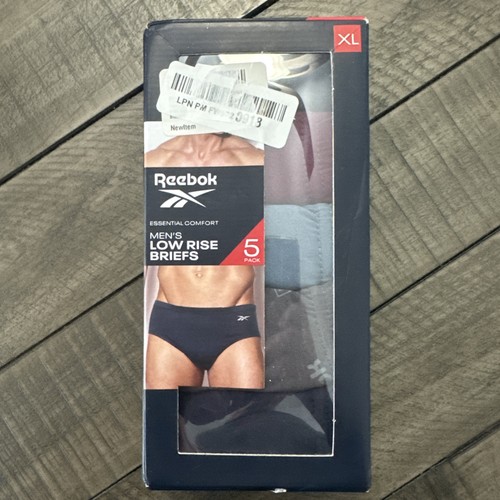 Reebok Essential Comfort Low Rise Men's Briefs 5-Pack XL