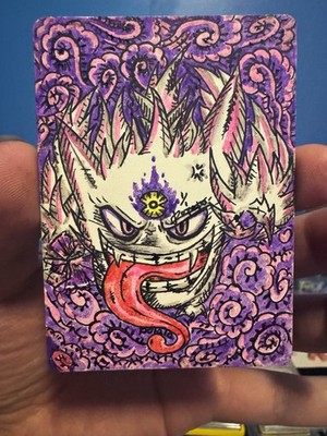 Gengar Vmax Alt Art 271/264 Fusion Strike 1/1 hand draw