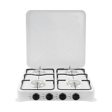 Camping Gas Stove, 4 Burner Gas Camping Stove, Portable Camping Stove