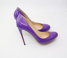 12CM Women's Round Toe Patent Leather High Heels Classics Club Party Lady Pumps