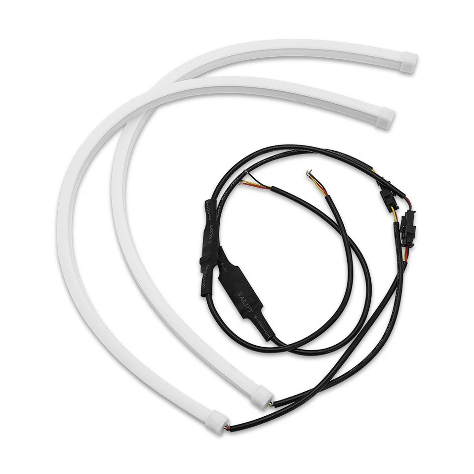 2X 45cm LED Soft Streifen Tube DRL Tagfahrlicht Blinker Lampe Leuchte Blinklicht - Bild 4 von 4