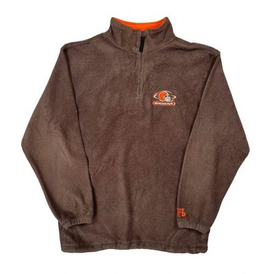 Browns Nfl Football Fleece - Large Brown Polyester